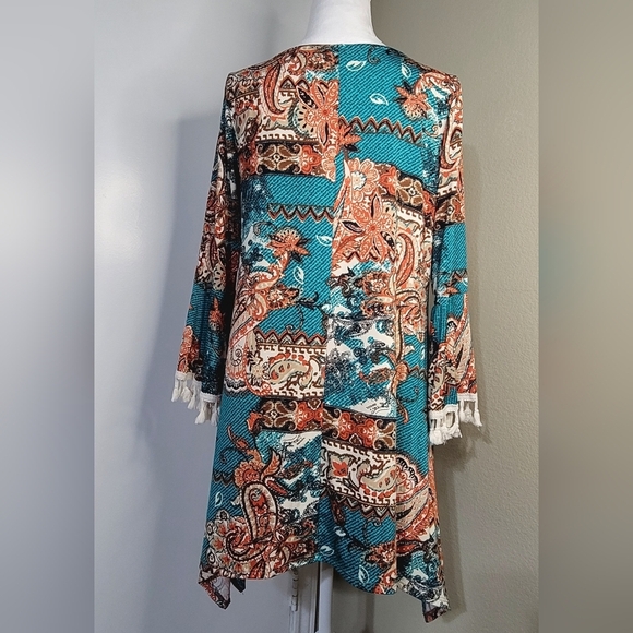 The Hanger Tunic with Bell Sleeve Tassels, Size Unknown - Picture 3 of 8